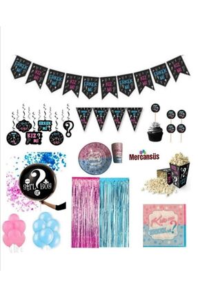 CAVAŞ sun hat Cinsiyet Belirme Partisi Lüks Seti 8 Kişilik