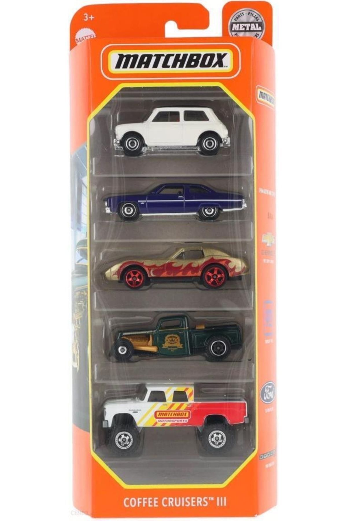 Matchbox Metal Beşli Araba Seti Coffee Cruısers Iıı Hfh15 - Fiyatı