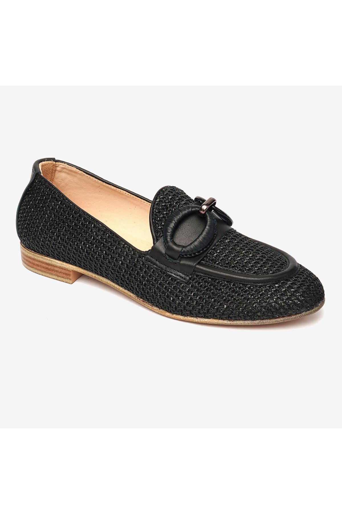 بالرین زنانه چرم اصل مشکی 4y2ta59057 Greyder