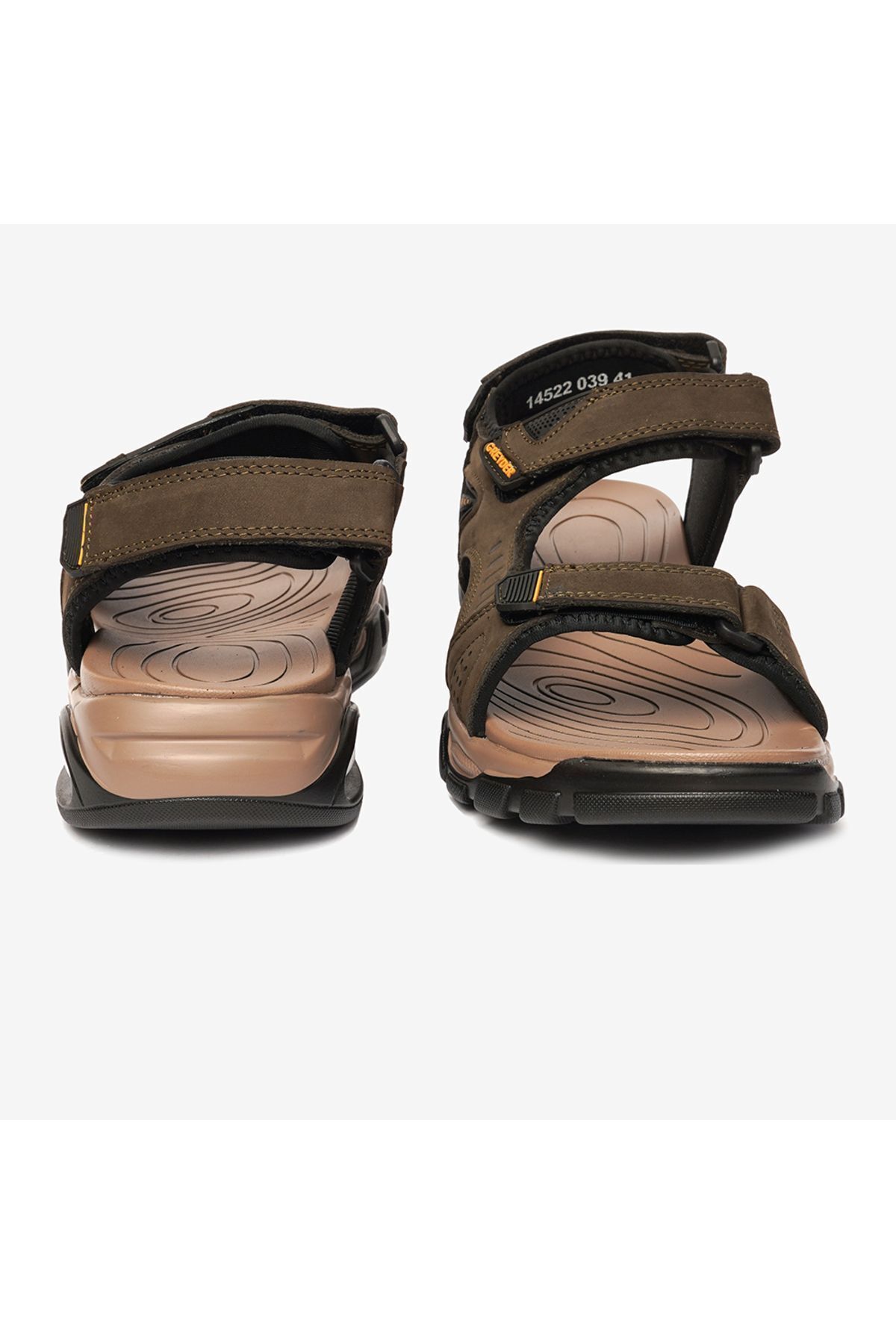 Greyder-Ανδρικά σανδάλια από γνήσιο δέρμα Khaki - 4y1cs14522 7