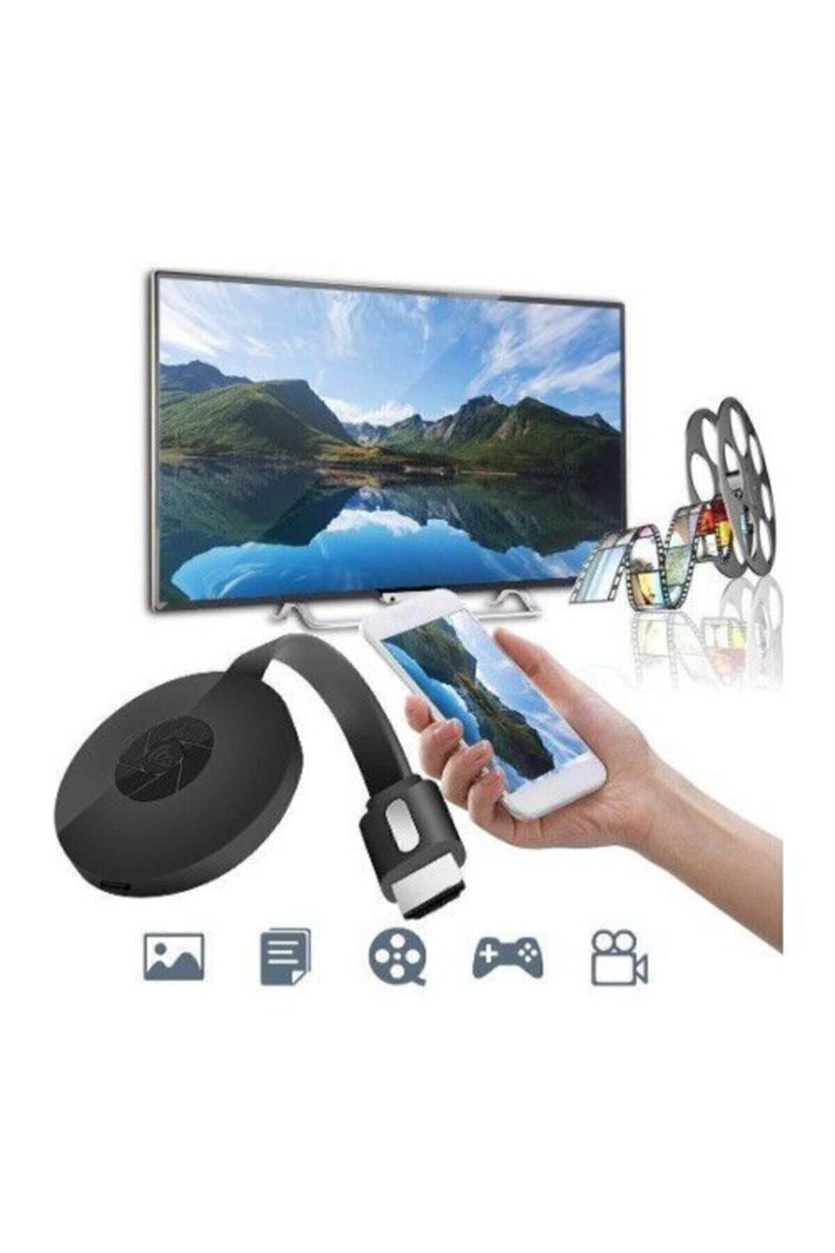 DNR Bilişim J95 Chromecast 4k Wifi Hdmı Görüntü Ve Ses Aktarıcı G2