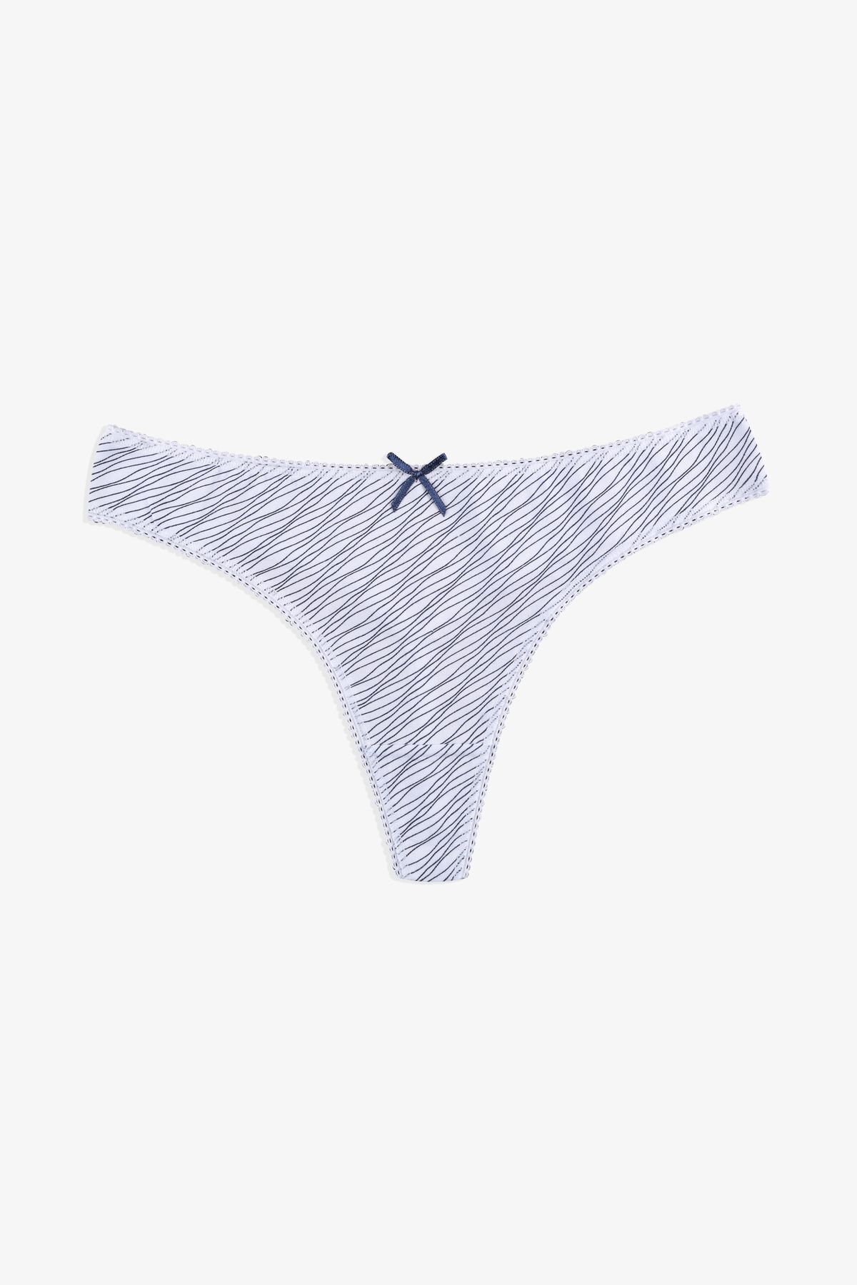 koza iç giyim Női 3 részes pamut mintás tanga