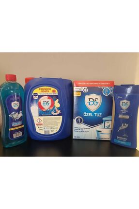 DERİNSU KİMYA 4 kg BULAŞIK DETERJANI+1.5 kg ÖZEL TUZ+500 ml PARLATICI+480 ml ...