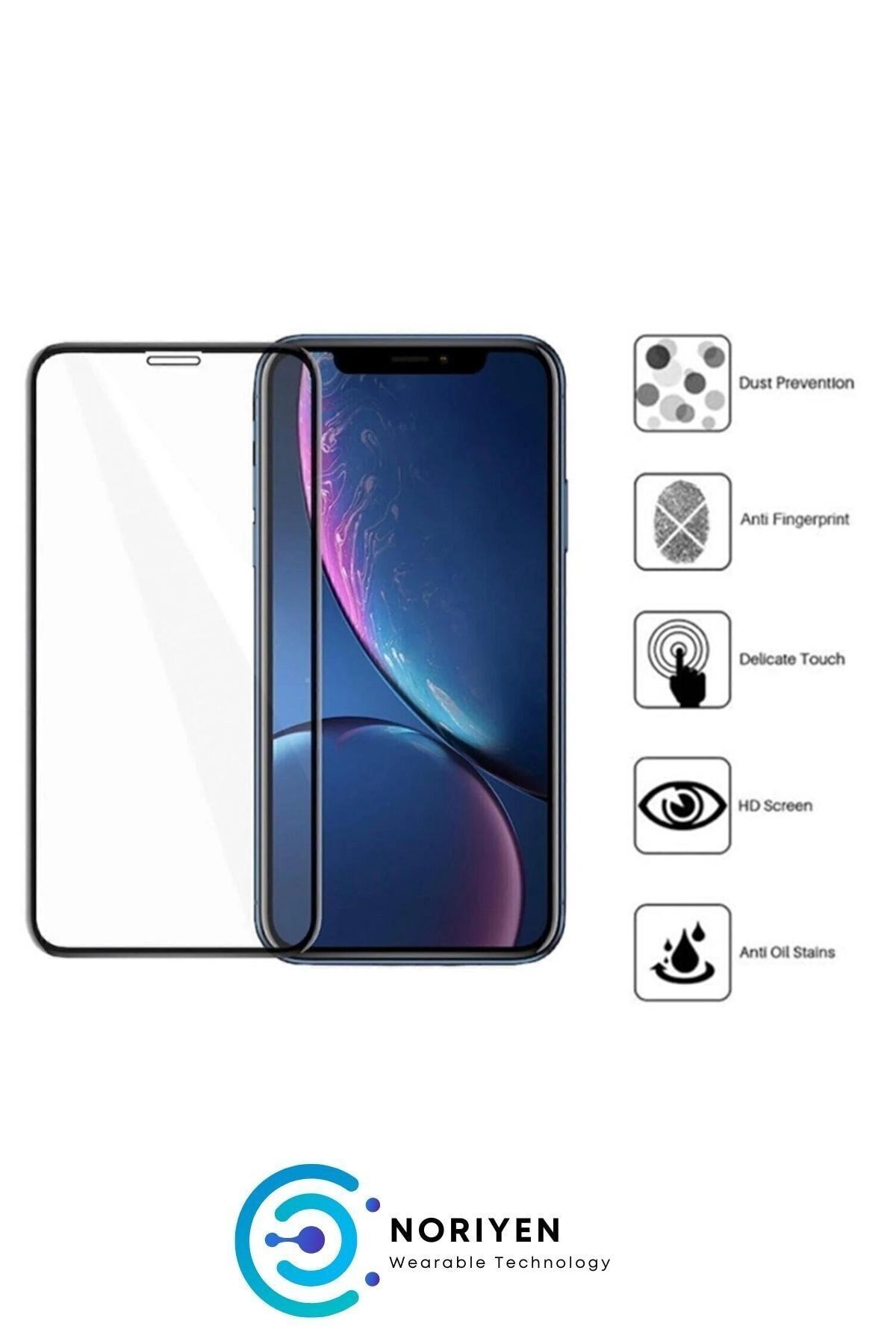 Iphone 11 Kırılmaz Cam 5d Tam Koruma Modeli Temperli Ekranı Kaplayan Ekran Koruyucu