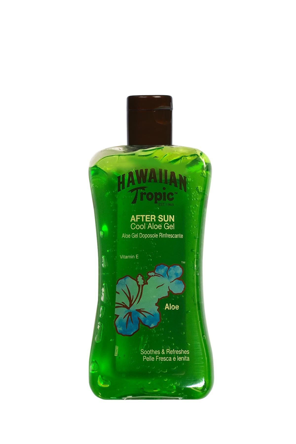 ژل شاداب کننده و تجدید کننده پس از آفتاب حاوی آلوئه ورا، ویتامین E و گیاهان گرمسیری Hawaiian Tropic