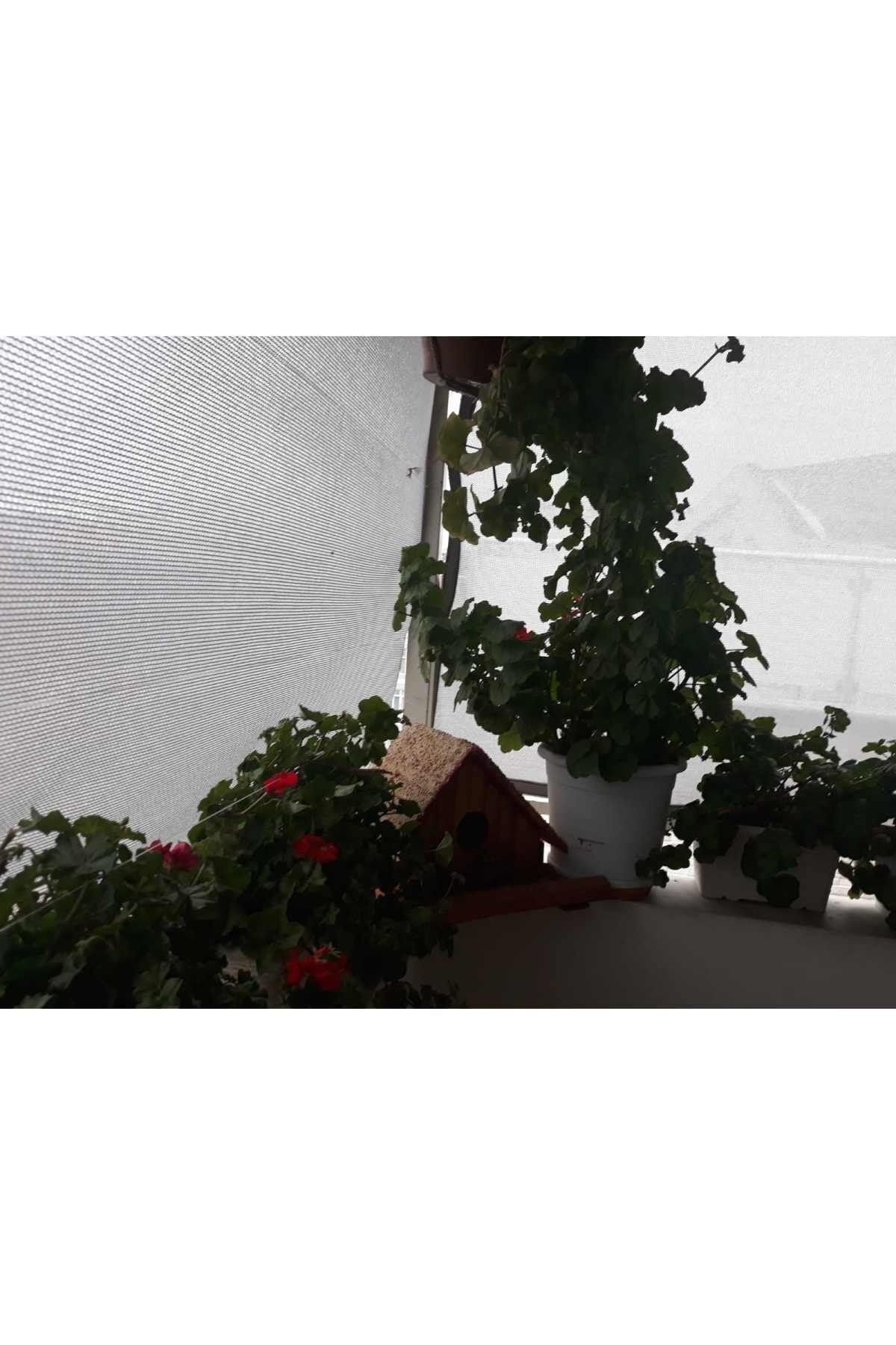 Yüzde 95'lik Gri (GÜMÜŞ) Gölgelik File - 3*8 Metre - Branda - Çit Filesi 3