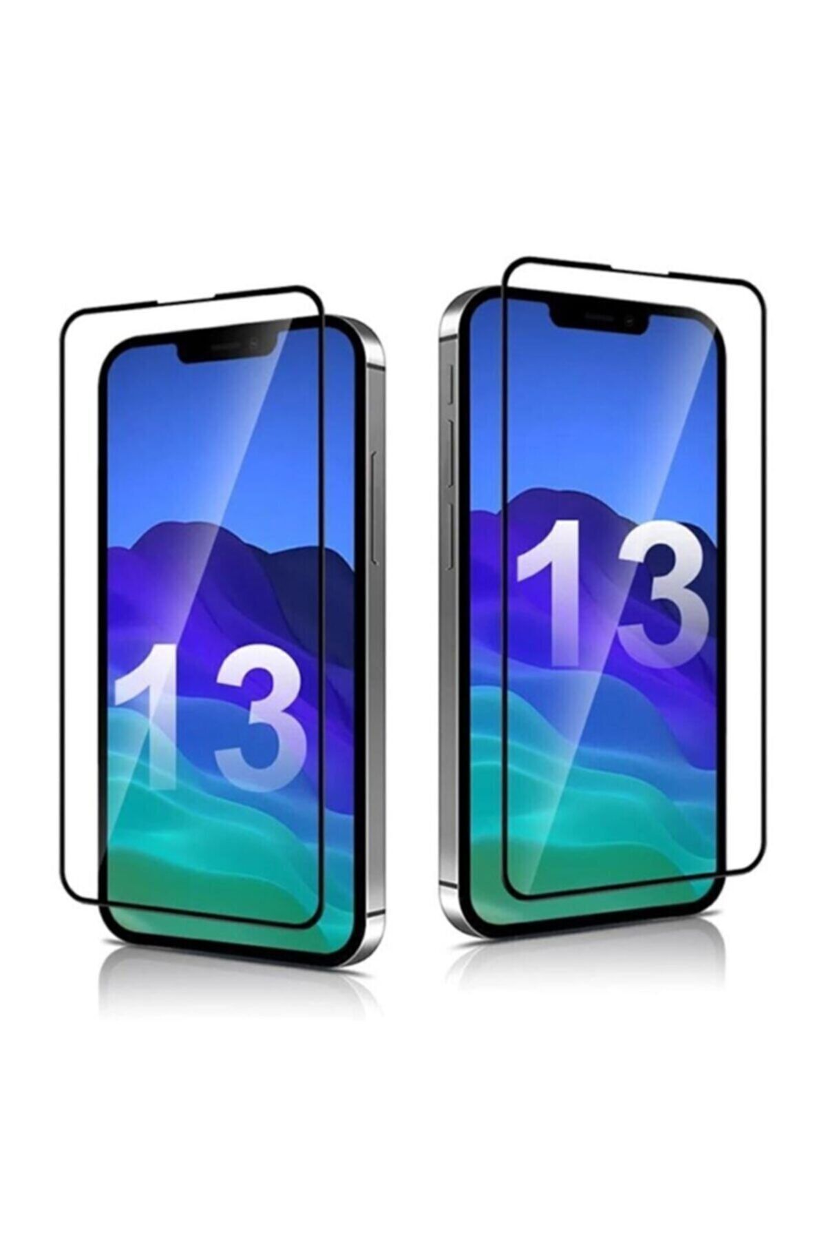 Iphone 13 Kırılmaz Cam 5d Tam Koruma Modeli Esnek Temperli Ekranı Kaplayan Ekran Koruyucu
