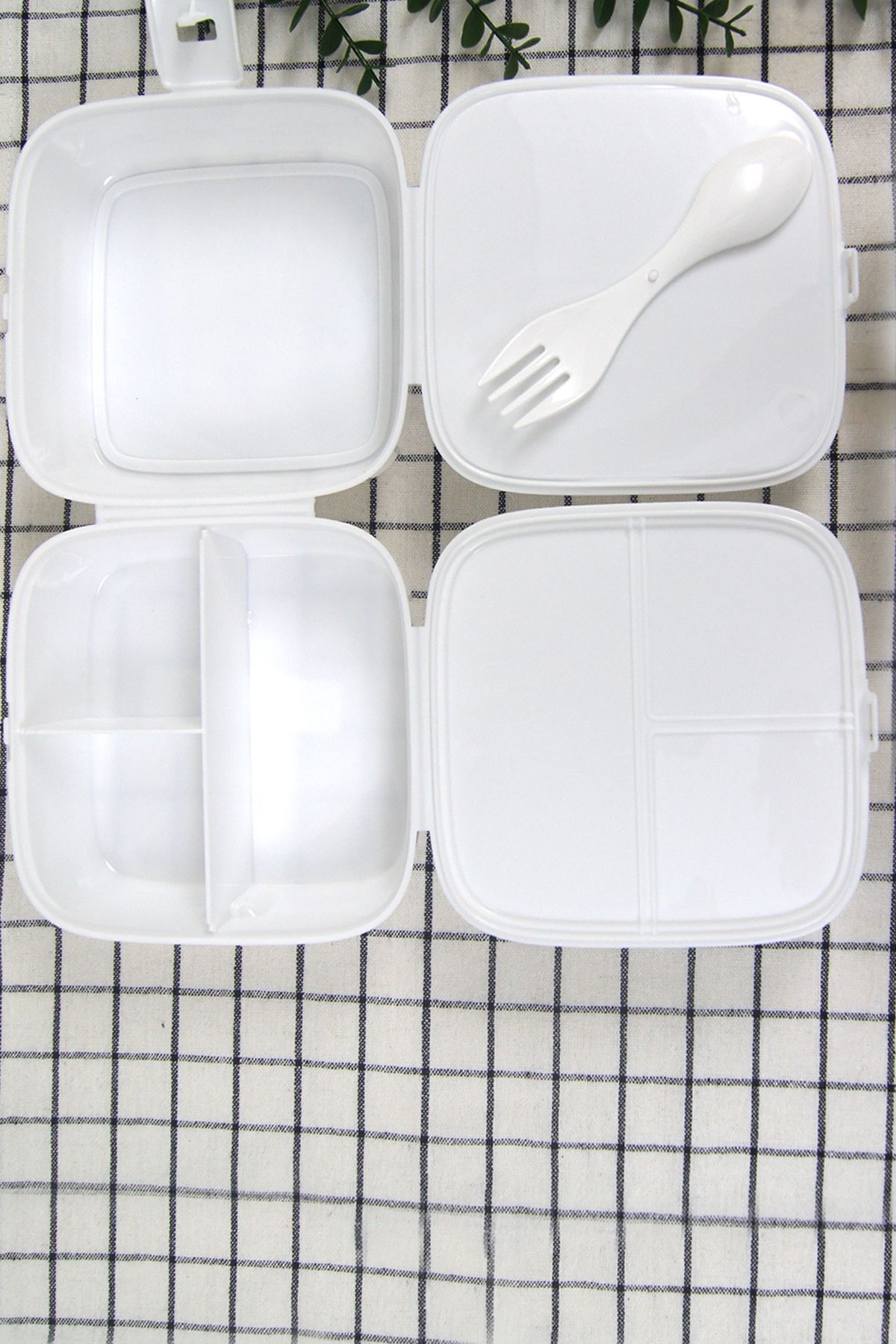 KORUCA-Gondola Lunch Set 4 Compartments Lunch Box Children's Breakfast School Picnic Food Bag 3