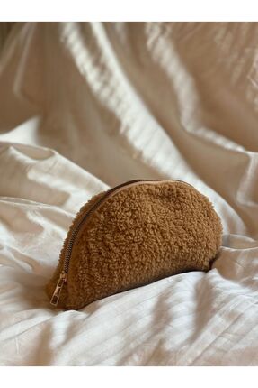 4nio Teddy Kumaş Kozmetik/ Makyaj Çantası seyahat Organizeri Makyaj organizer...