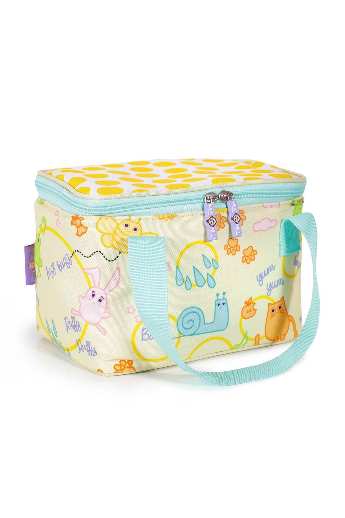 Milk & Moo-Milk&Moo Lunchbox, Lunchtasche, Brotdose, Kühltasche, Gelb 1