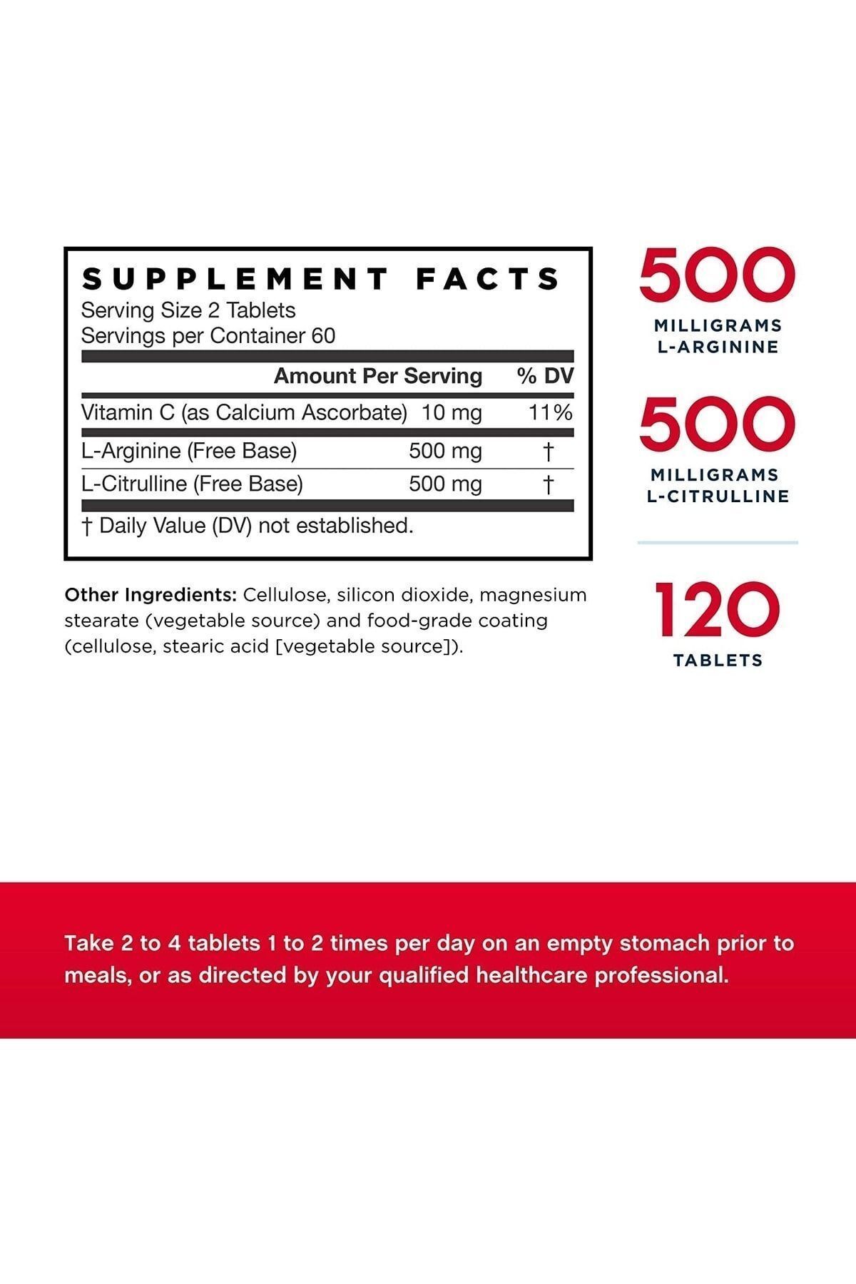 Jarrow Formulas-Arginine and Citrulline - L-arginine Venipuncture with Vitamin C and Cacium Nitrite 2