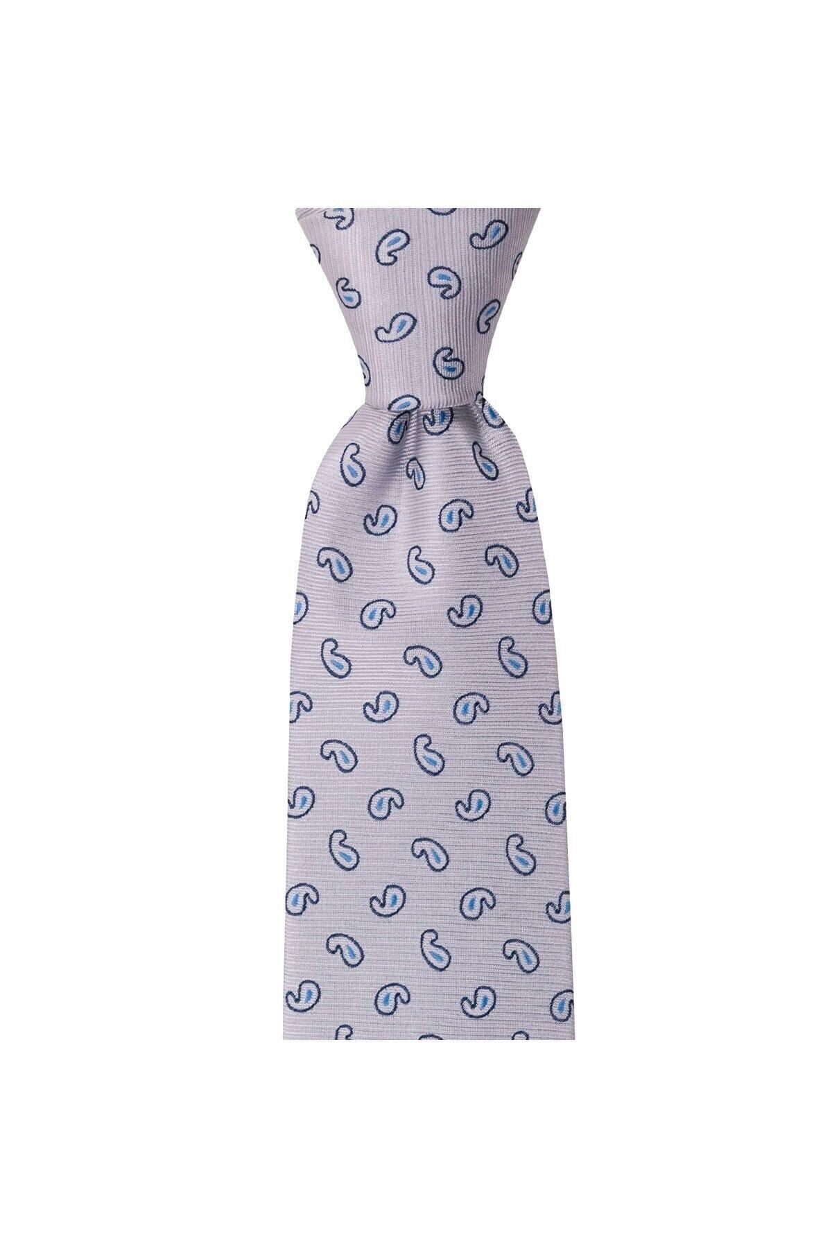  کراوات خاکستری پهن ۸ سانتی‌متری