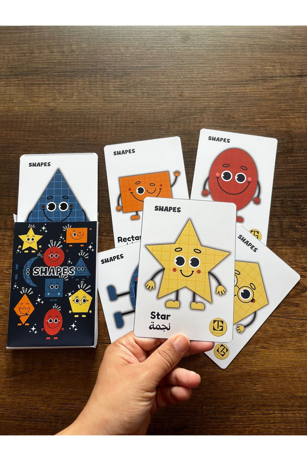 Teacherg game İngilizce/Arapça ilk 180 sözcük kartlar (flash cards) (10 farklı konu) fotoğrafı 7 (önizleme)