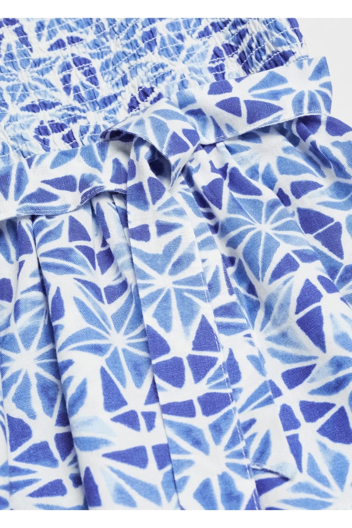 لباس مجلسی دخترانه آبی منگوMANGO Kids | 67046025 اورجینال - تصویر 4