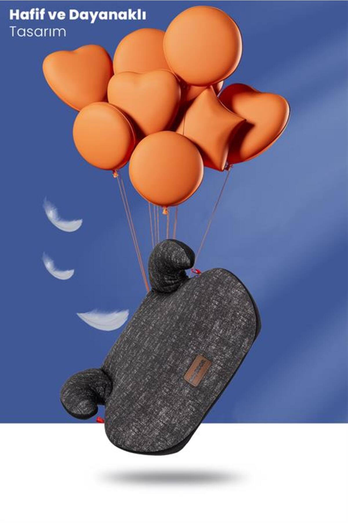 babydoor Motto 15-36 Kg Yükseltici Oto Koltuğu Ultra Comfort Yükseltici - Siyah fotoğrafı 5 (önizleme)