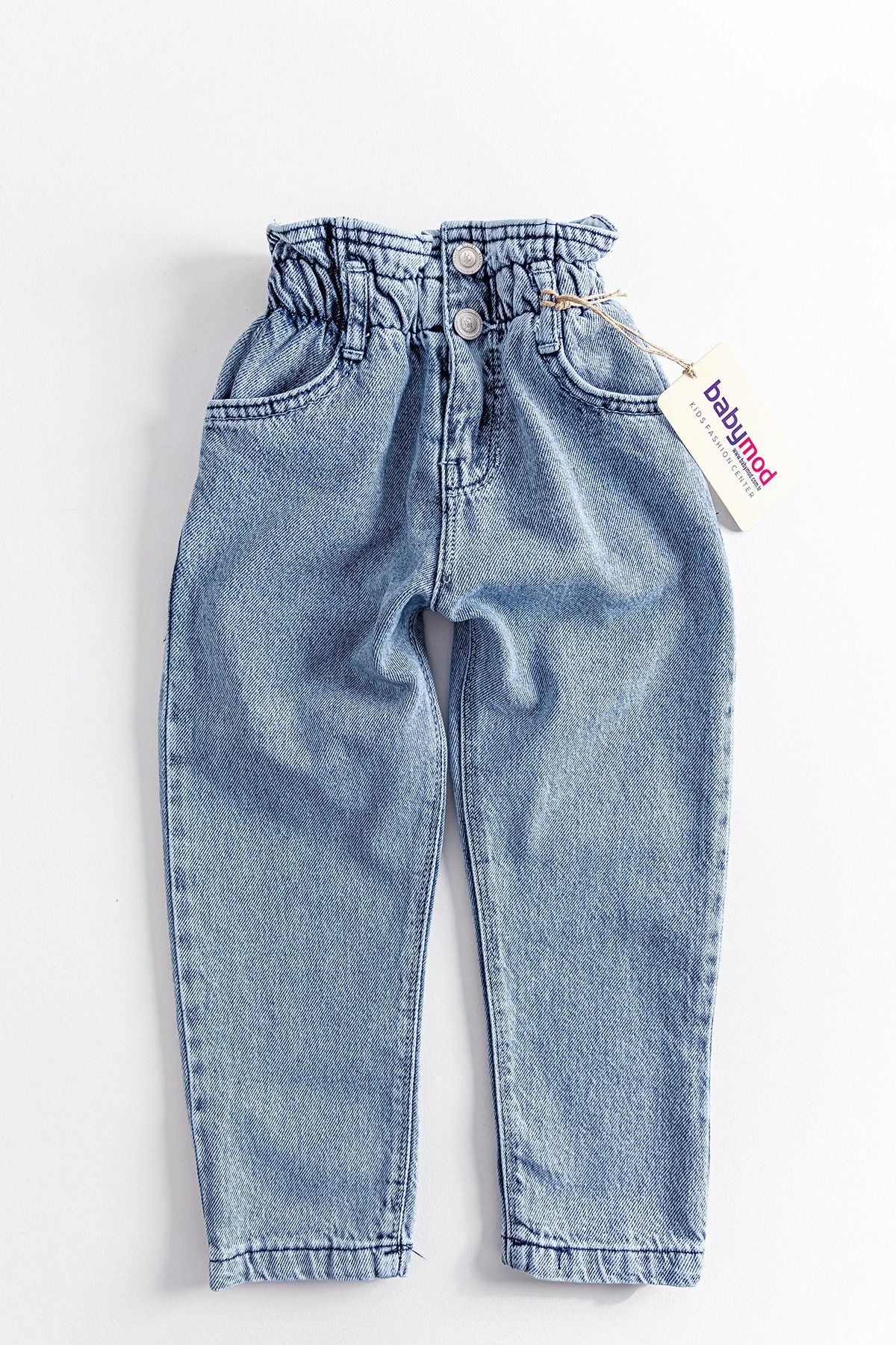 Babymod Yuksek Bel K z Cocuk Kot Pantolon Cocuk Jean Fiyat Yorumlar Trendyol