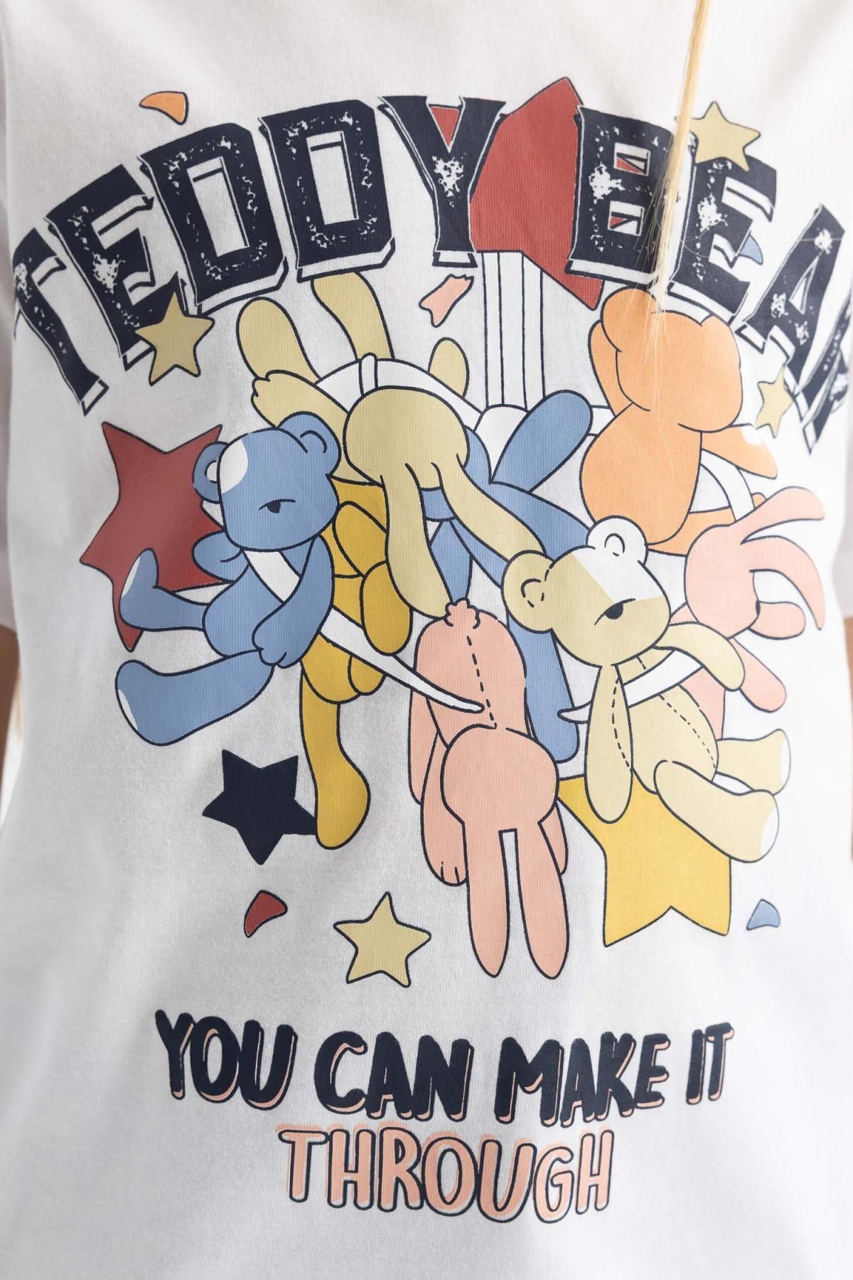 تی شرت دخترانه دفاکتو | B5089A824SM Defacto - Image 5