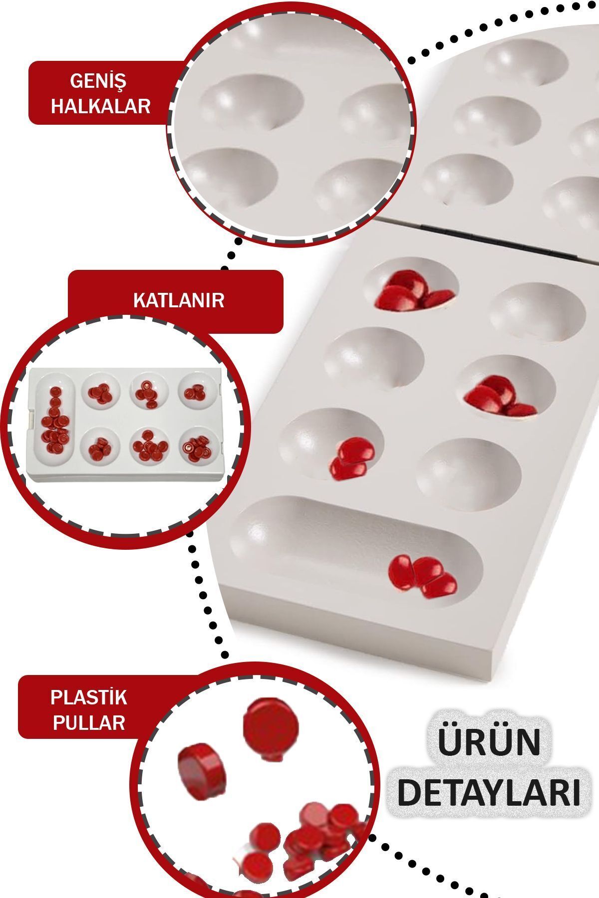 Beatitude Mangala Zeka Oyunu Eğitici Stratejik 2 Kişilik Eğlenceli Akıl Oyunları Kız Çocuk Oyuncak Zeka Küpü fotoğrafı 4 (önizleme)