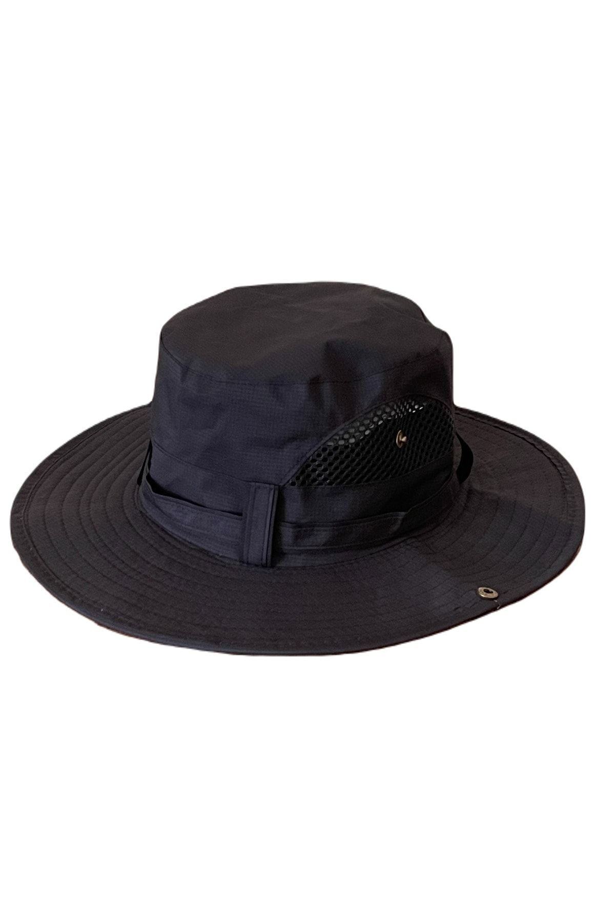 Rupen Kraft-Fully Professional Summer Safari Trilby Mesh Cowboy Hat with Bandana Combination 2