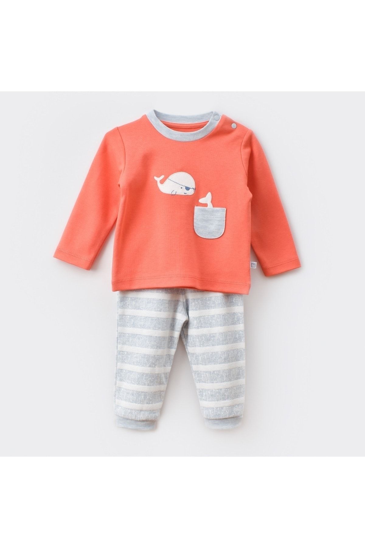 ست نوزادی پسرانه – دخترانه آبی Bibaby | 358069-00927_R035 اورجینال - تصویر 2