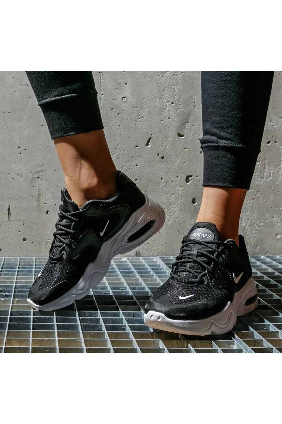 Nike Air Max 2x Black Sneaker Sports Shoes Trendyol