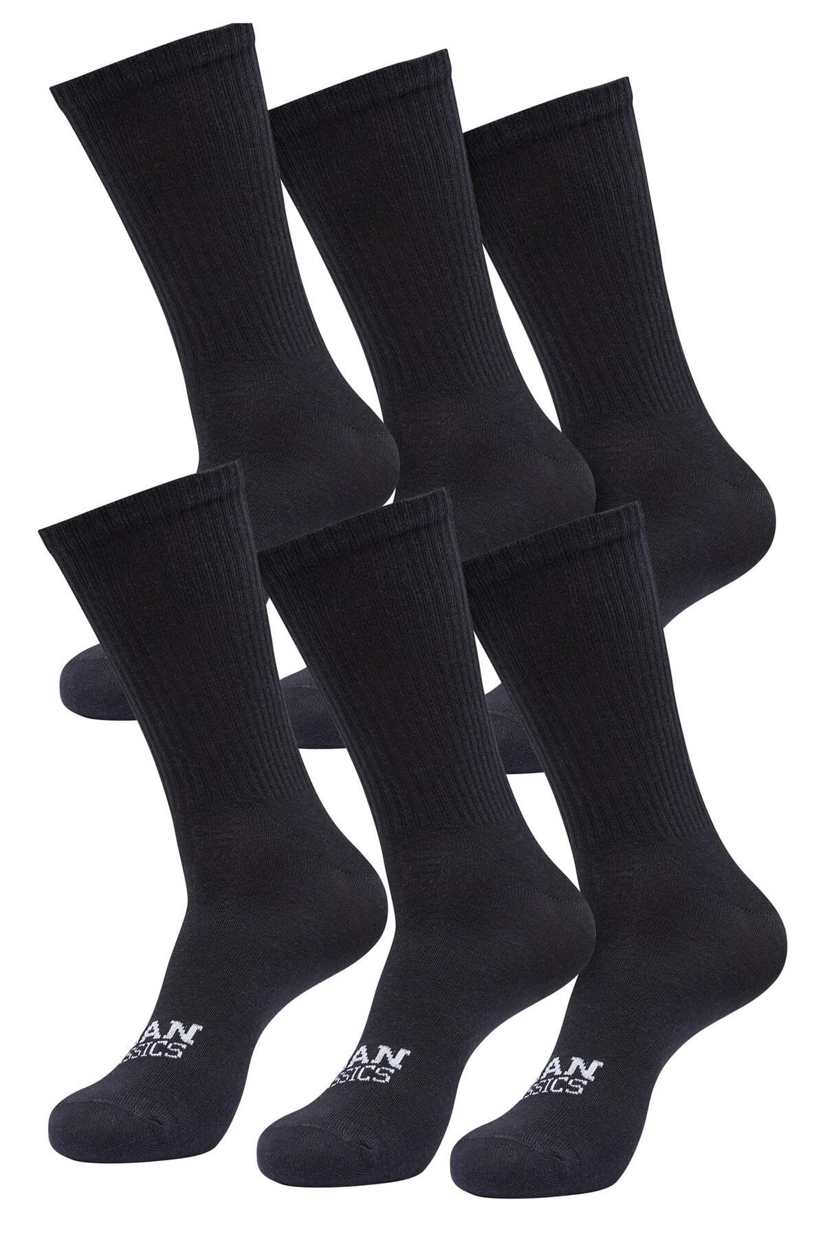 Urban Classics-Unisex Einfache Flachstricksocken 6er-Pack 1