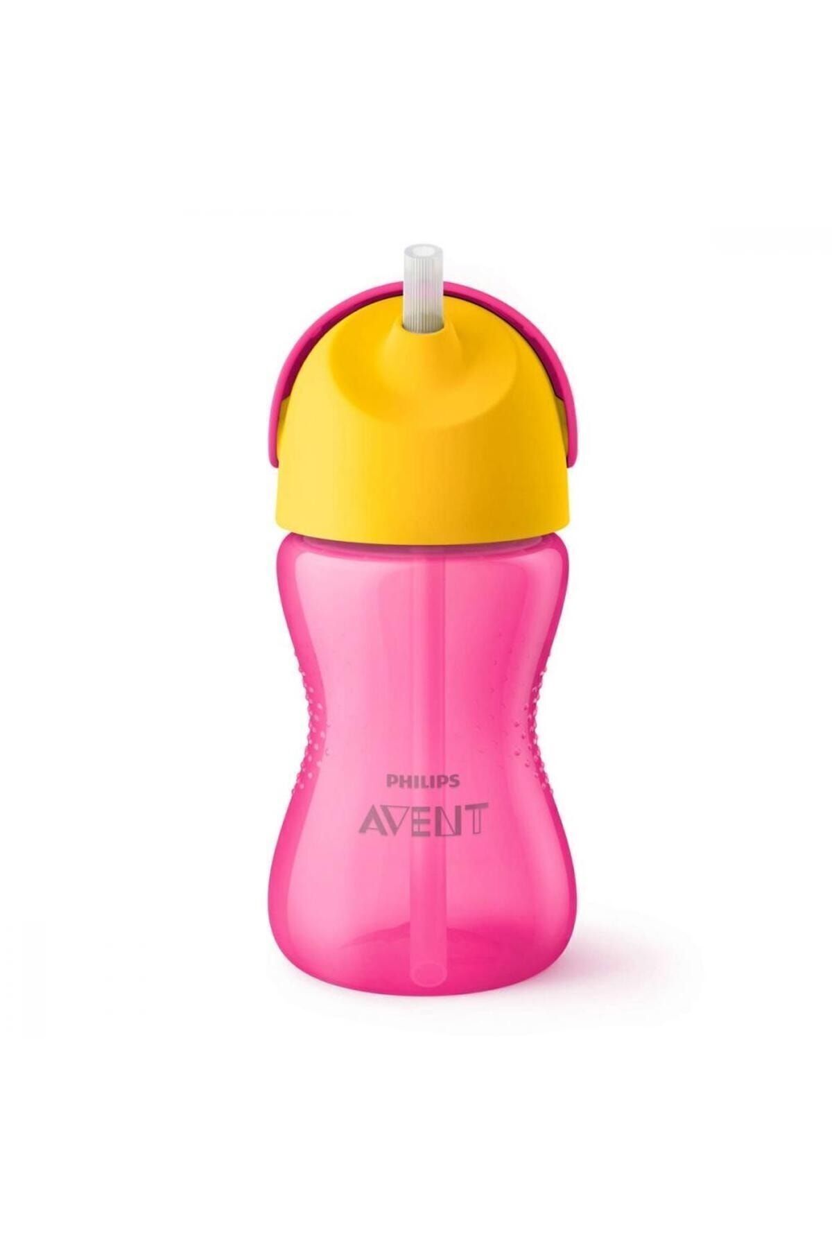 Philips Avent Natural Pp Biberon 260 ML - Cam Değildir. + Avent Desenli Pembe Pipetli Bardak 300 ML - Yeni Model fotoğrafı 2 (önizleme)