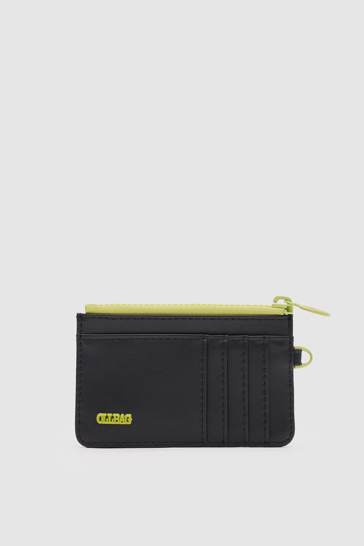 کیف پول مردانه و زنانه کارتهای سیاه رنگارنگ OL 212 OLLBAG