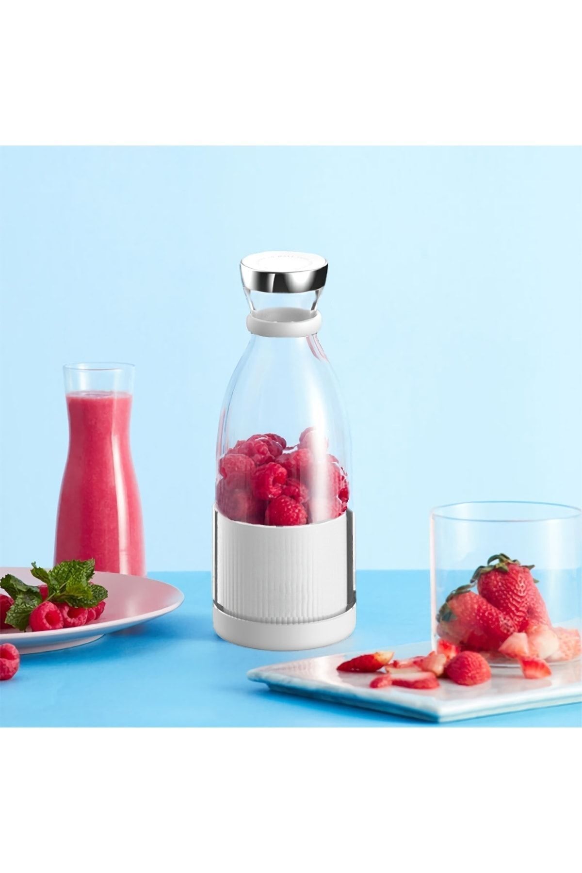 MJ TECH Taşınabilir Şarjlı Smoothie Blender