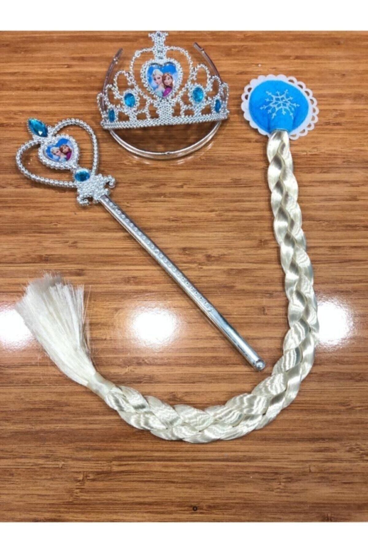 Elsa Frozen Crown Wand Hair Set