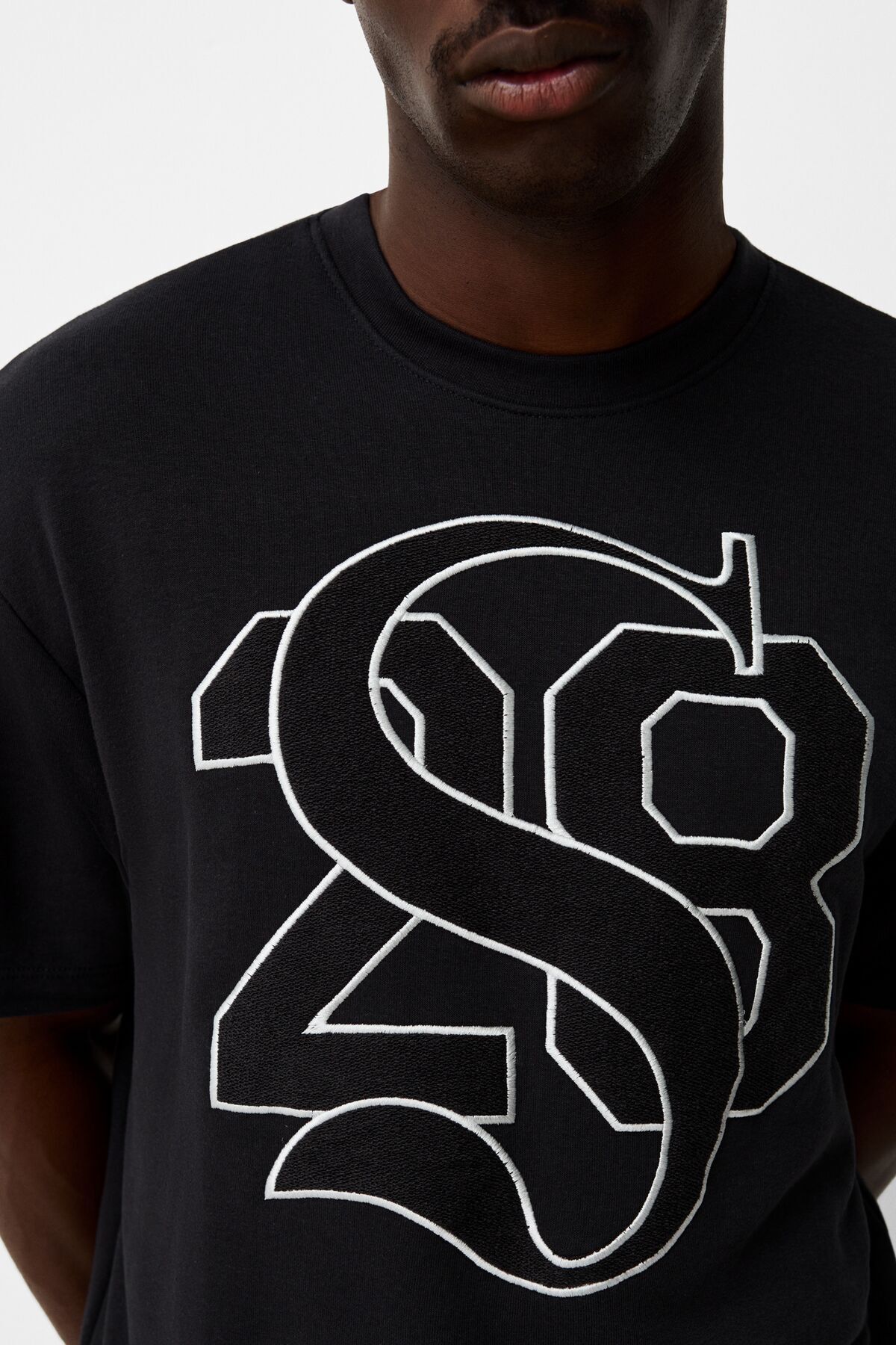 Bershka K sa kollu pamuklu t shirt