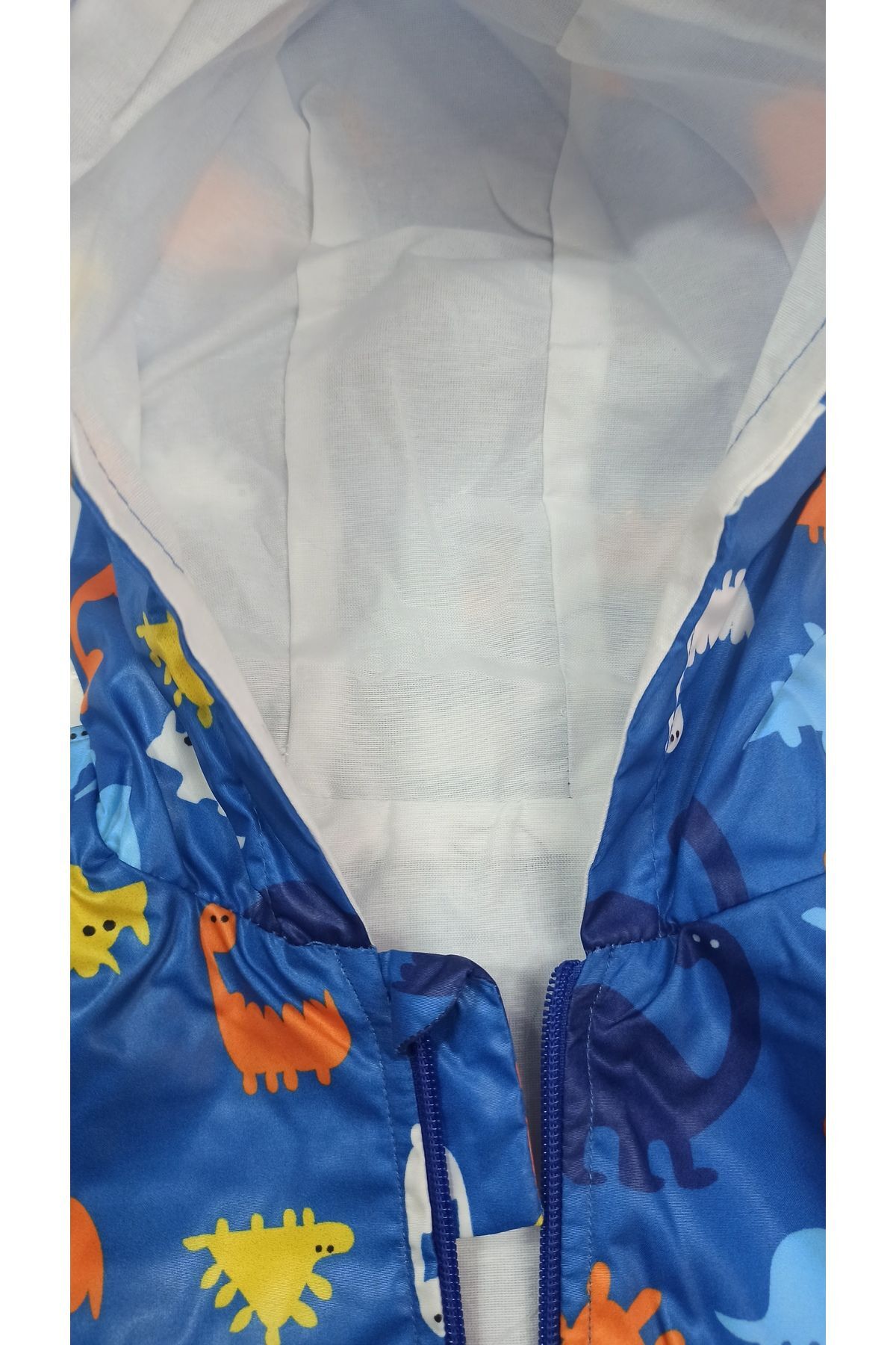 Fresh Bebek yağmurluk içi astarlı kapüşonlu hayvan desenli fotoğrafı 3 (önizleme)