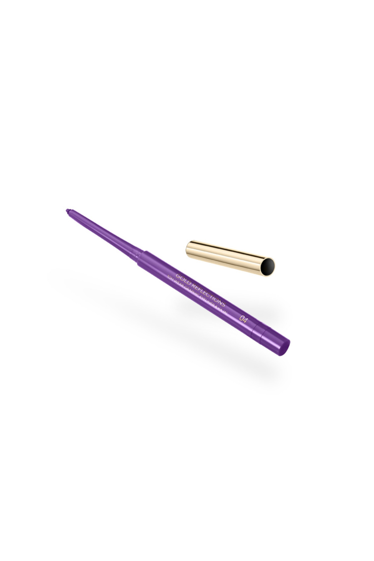 Kiko GÖZ KALEMİ - GOLD REFLECTIONS 10H WEAR GRAPHIC EYELINER & KAJAL - 04 Violet Twilight