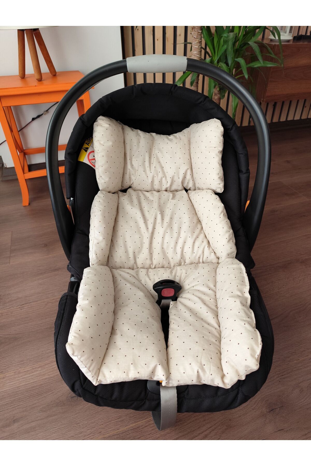 TYD BABY Krem  puset örtüsü ve puset minderi fotoğrafı 3 (önizleme)