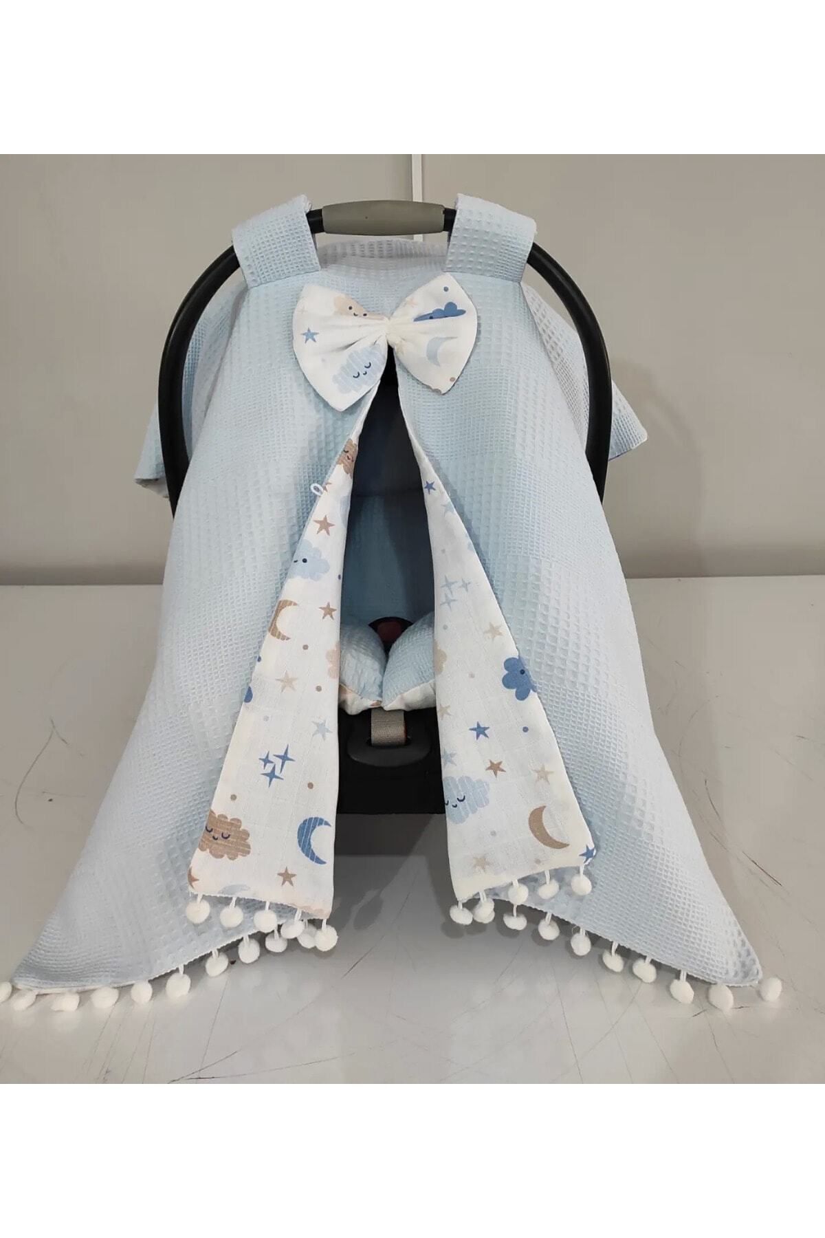 Azra design Orjinal Satıcı Ismi !!puset Örtüsü Ve Puset Minderi fotoğrafı 4 (önizleme)