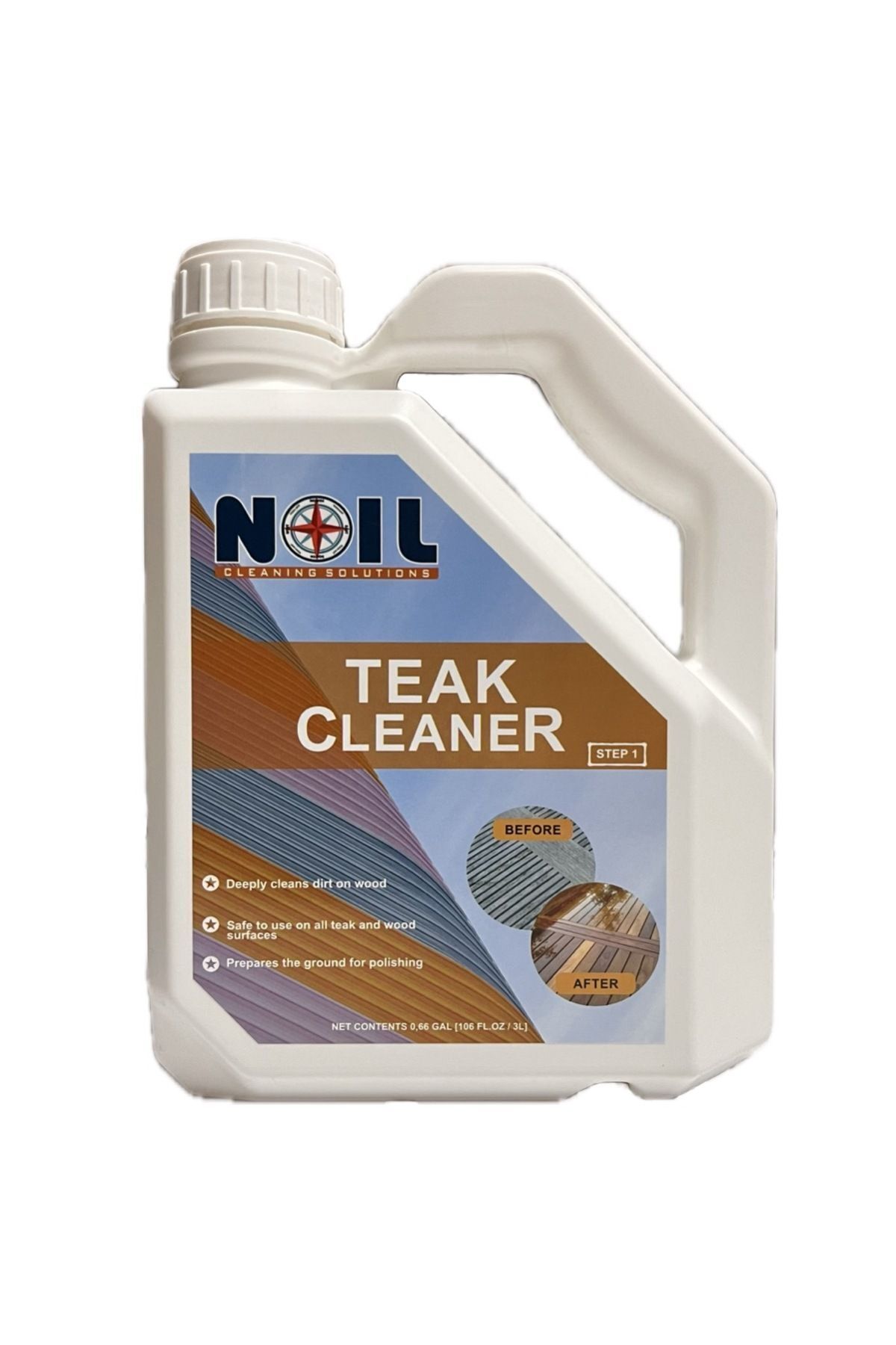 Noil Teak Cleaner Tik Ahşap Temizleyici 3L