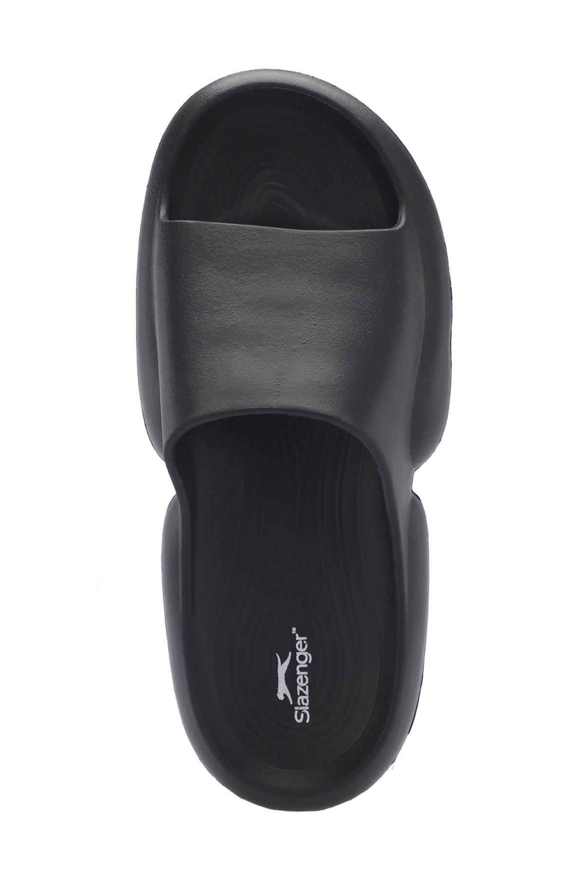 دمپایی سیاه مردانه تری من مردانهه پوست Slazenger
