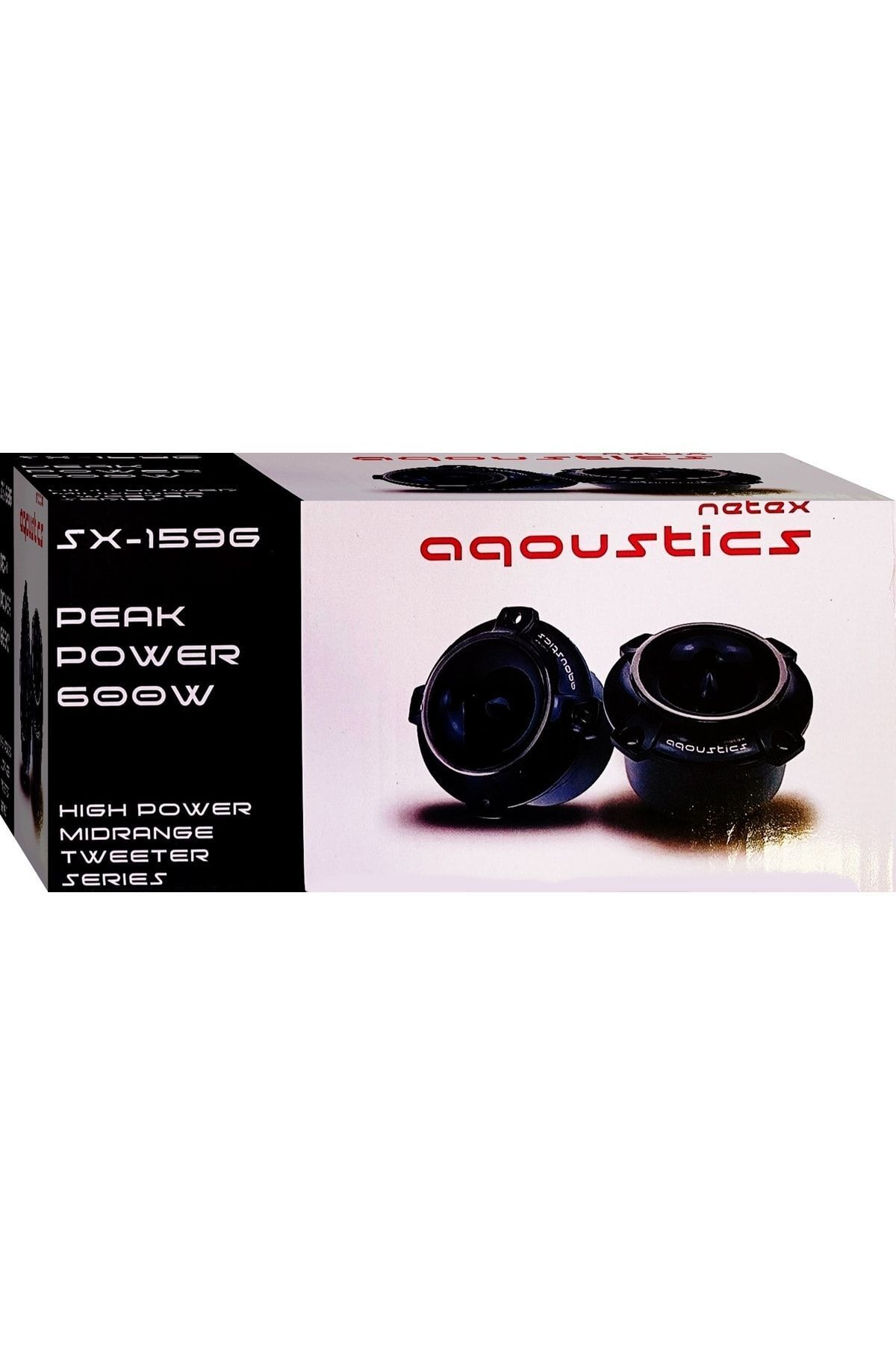 AQOUSTİCS Sx 159 Oto 8cm Midrange Tweeter Beyaz Amfi Uyumlu