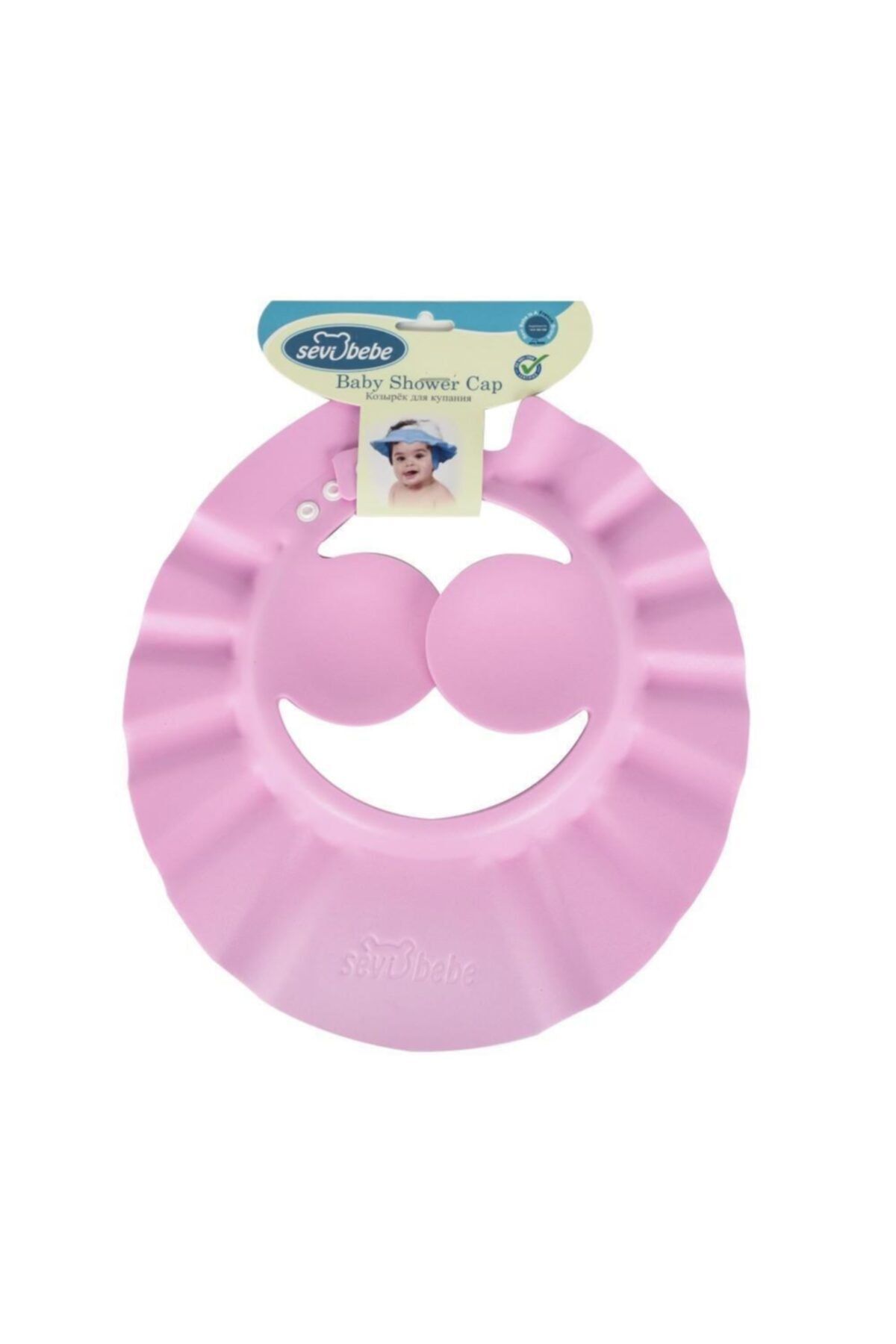Sevi Bebe Pembe Bebek Banyo Şapkası fotoğrafı 3 (önizleme)