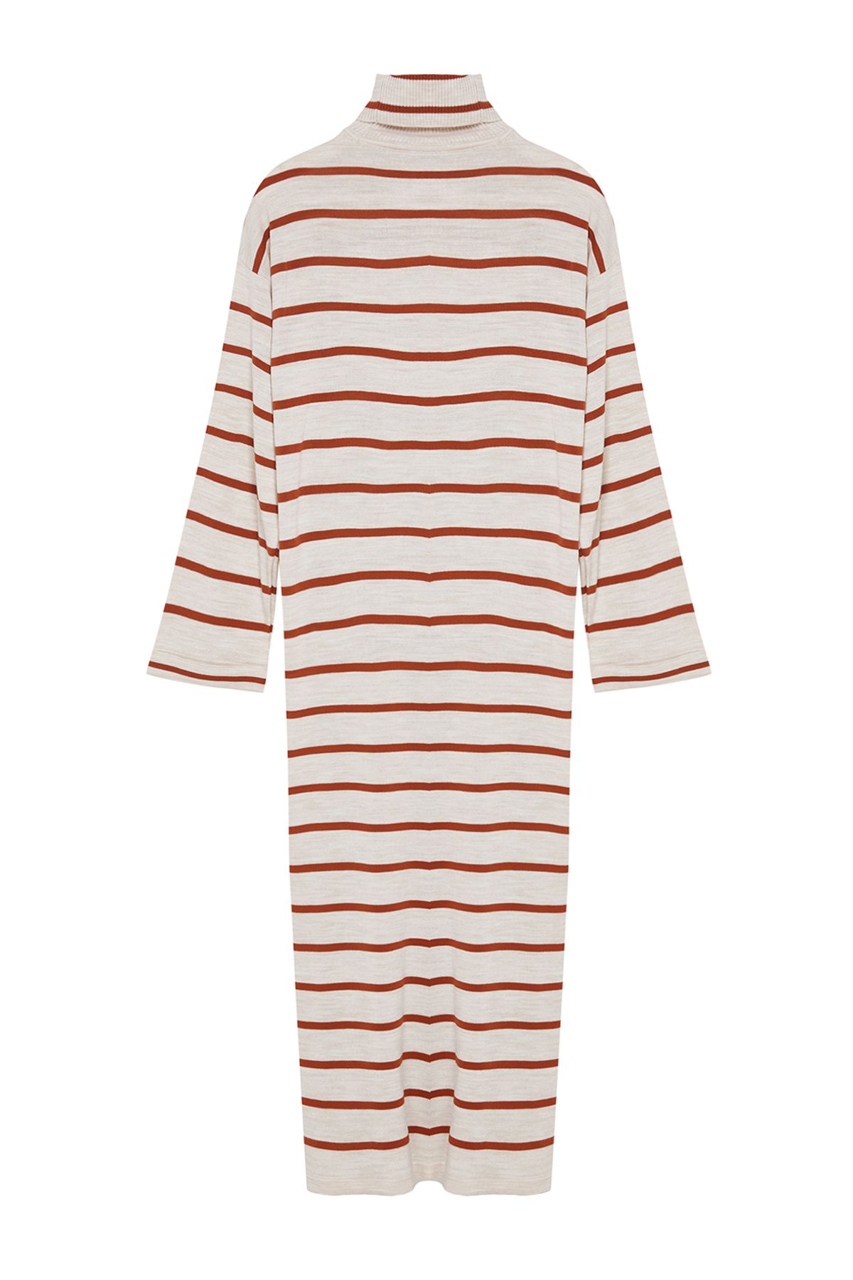 Trendyol Modest-Rochie subțire din tricotaje cu gresie - TCTAW25EB00014 7