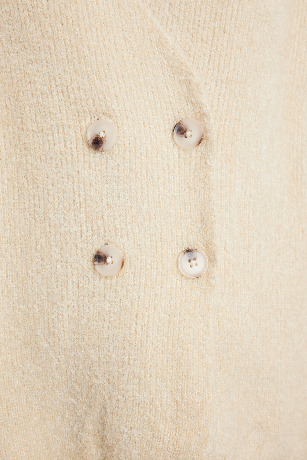 Trendyolmilla  Taş Yumuşak Dokulu Kruvaze Triko Hırka TWOAW25HI00163 - Görsel 4