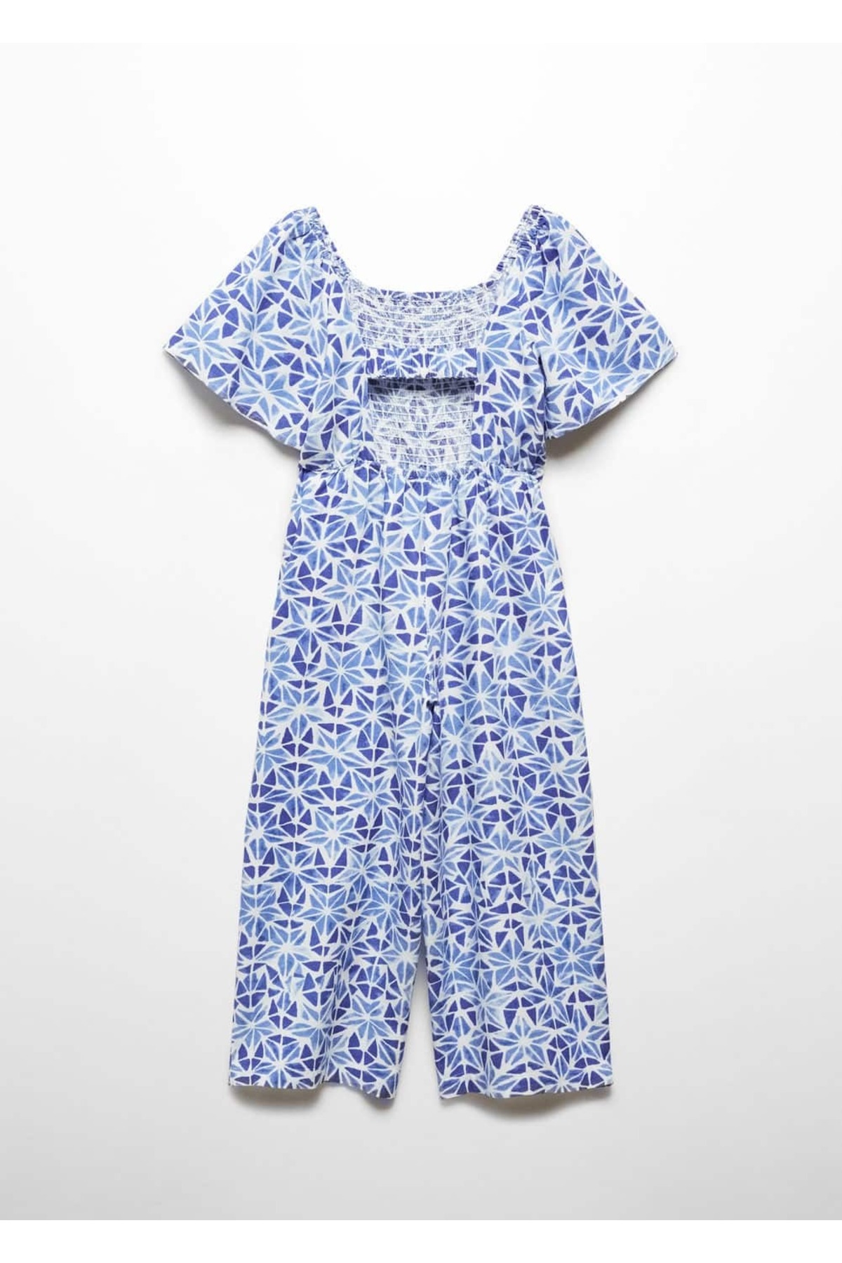 لباس مجلسی دخترانه آبی منگوMANGO Kids | 67046025 اورجینال - تصویر 2