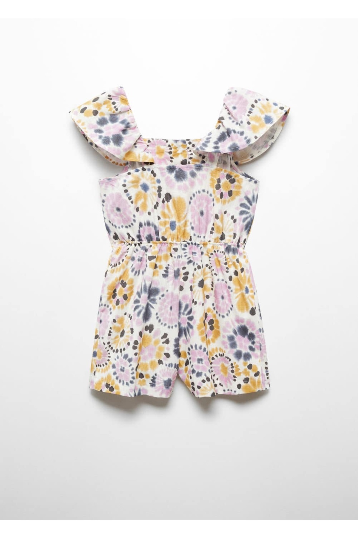 لباس مجلسی دخترانه زرد منگوMANGO Kids | 67077923 اورجینال - تصویر 3