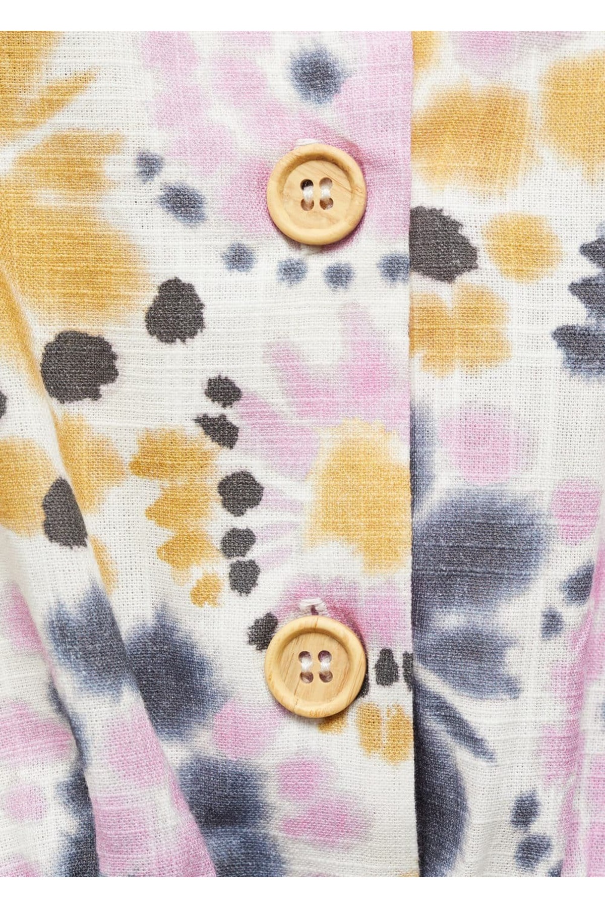 لباس مجلسی دخترانه زرد منگوMANGO Kids | 67077923 اورجینال - تصویر 5