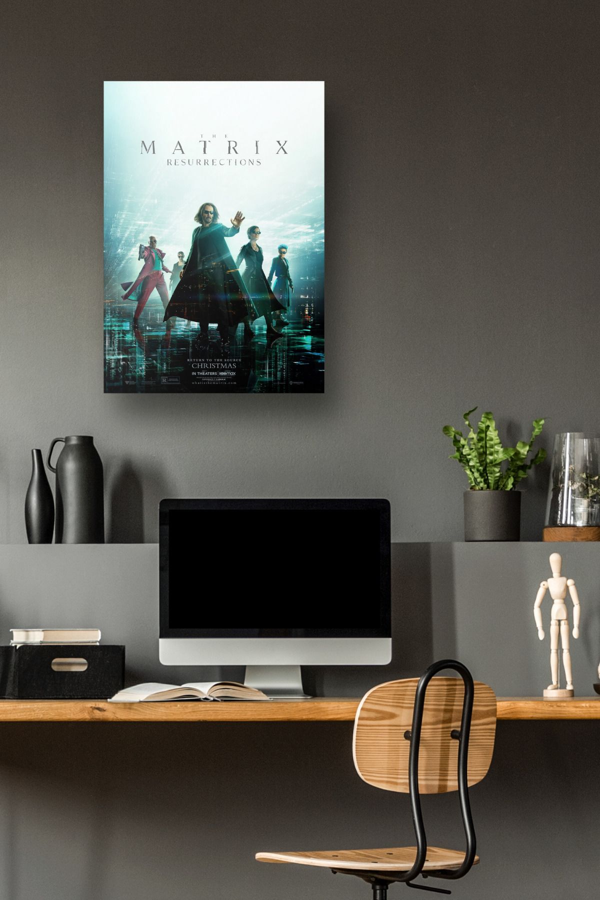 NOKEM-Matrix 4 Poster & the Matrix Resurrections Poster & the Matrix Poster & the Matrix Poster Dfknkm1 4