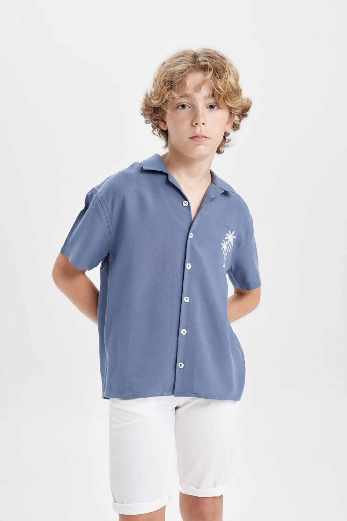 پیراهن پسرانه دفاکتو | C1811A824SM Defacto - Image 3