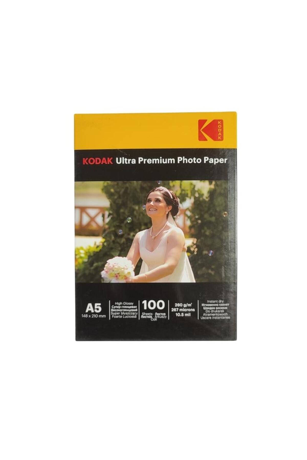 Kodak Photo Paper Ultra Premium 15x21(A5) 260gr (100 Adet)