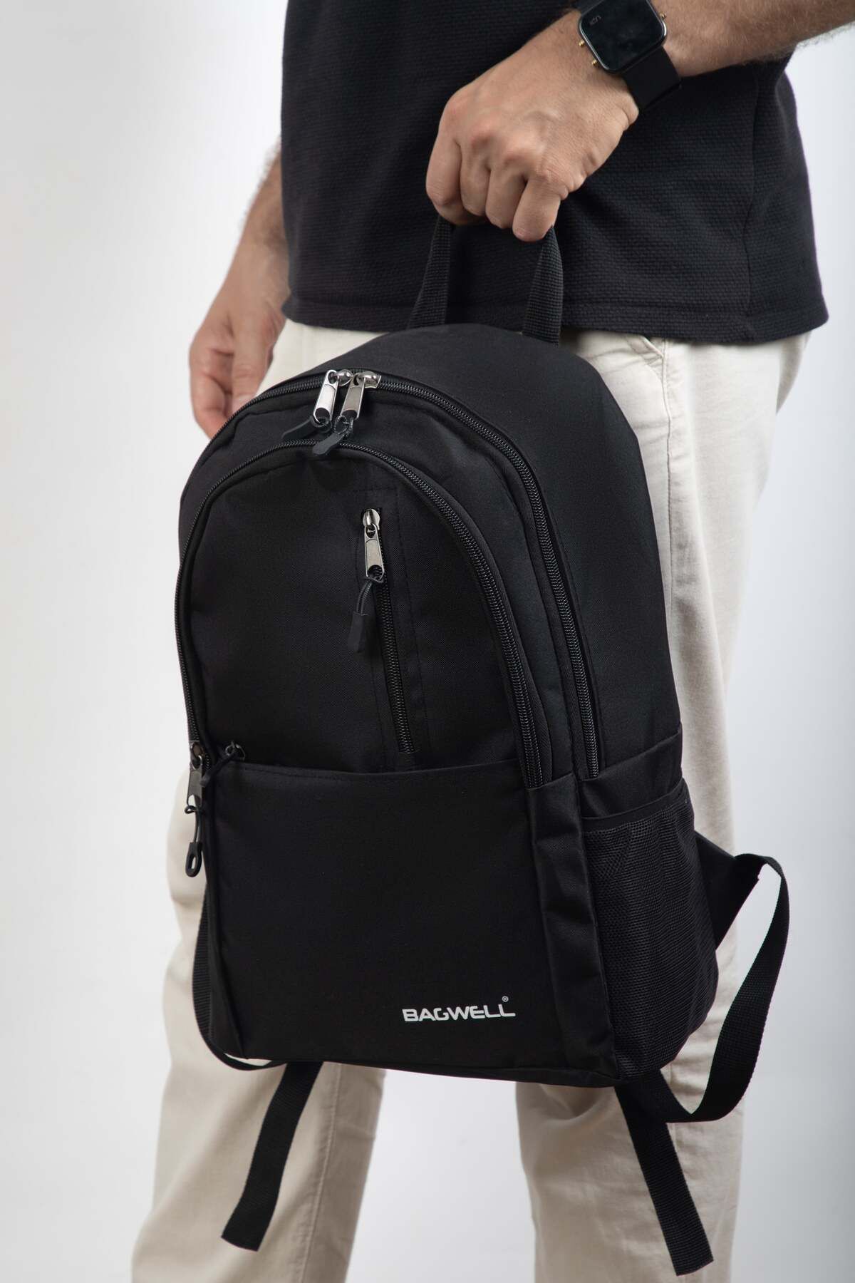 کوله پشتی زنانه مشکی BAGWELL | BGWSRT007 اورجینال - تصویر 7