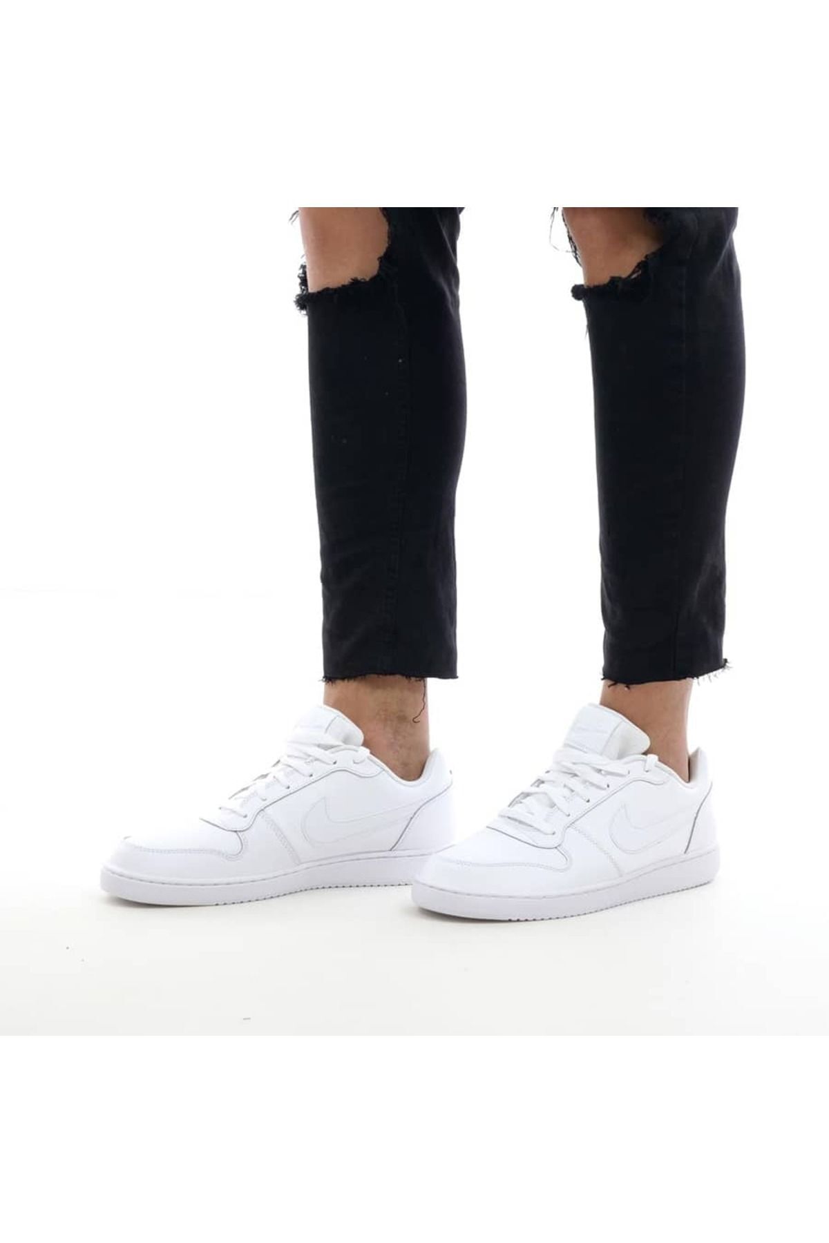 Nike ebernon low white on feet sale
