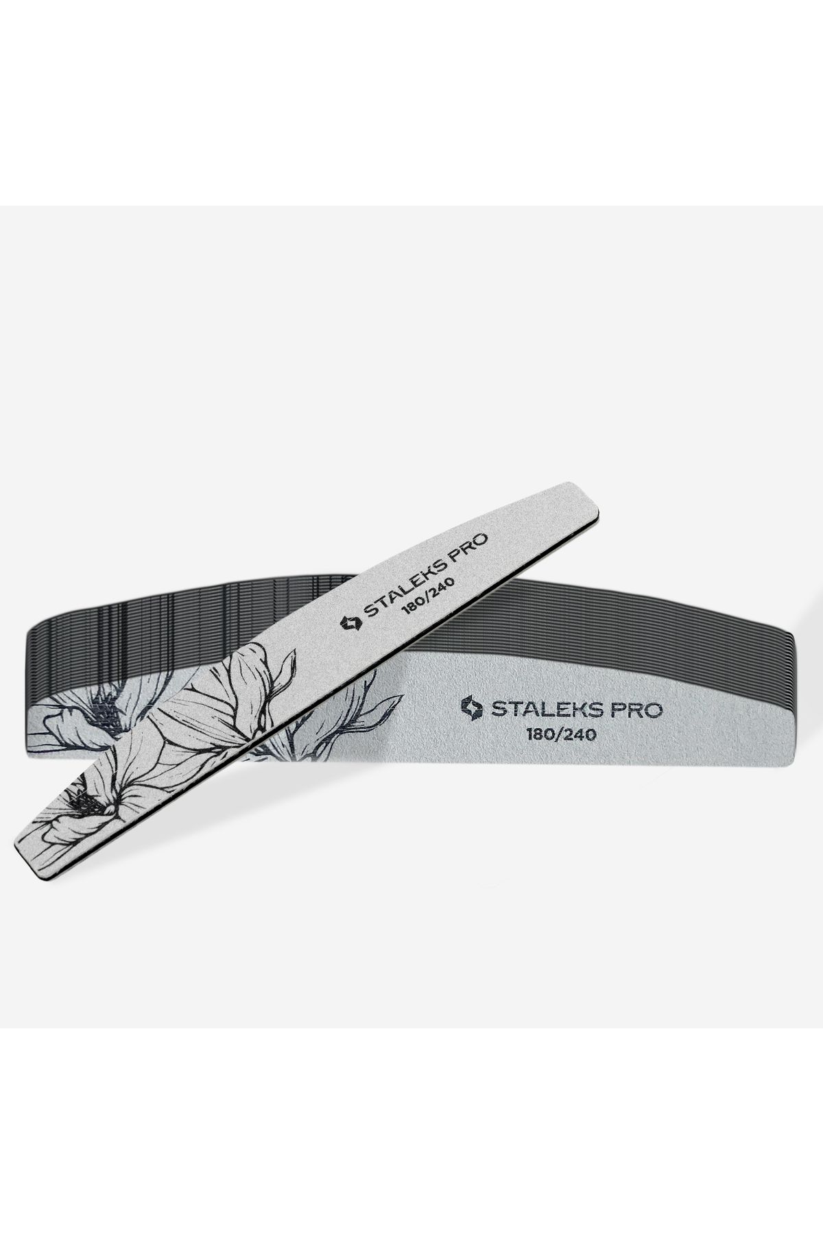 فایل ناخن کاغذی StaleksHalf Moon EXPERT 40 180/240 Grit (25 قطعه) STALEKS